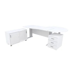 Curved Manager Table Manager Set III