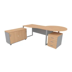 Curved Manager Table Manager Set III