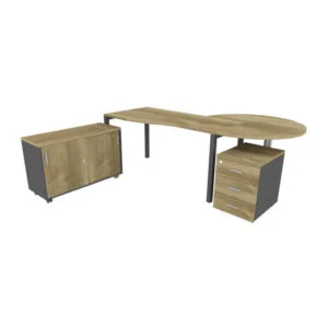 Curved Manager Table Manager Set III