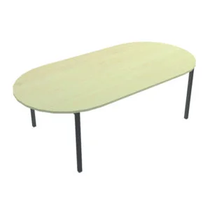 Oval conference table 10-12 people