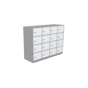 16 pairs shoe cabinet, solid doors
